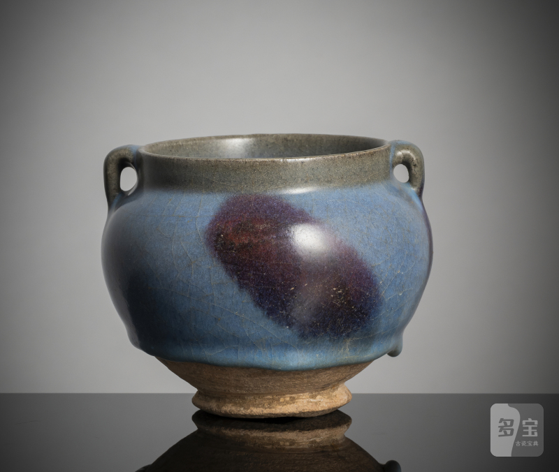 A good Junyao jart with lavender-coloured glaze and purple splashes - 图2